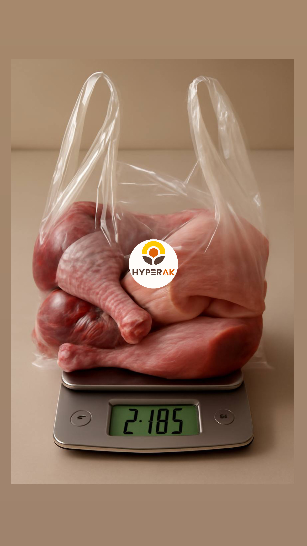 بوقلمون  تازه کیلویی