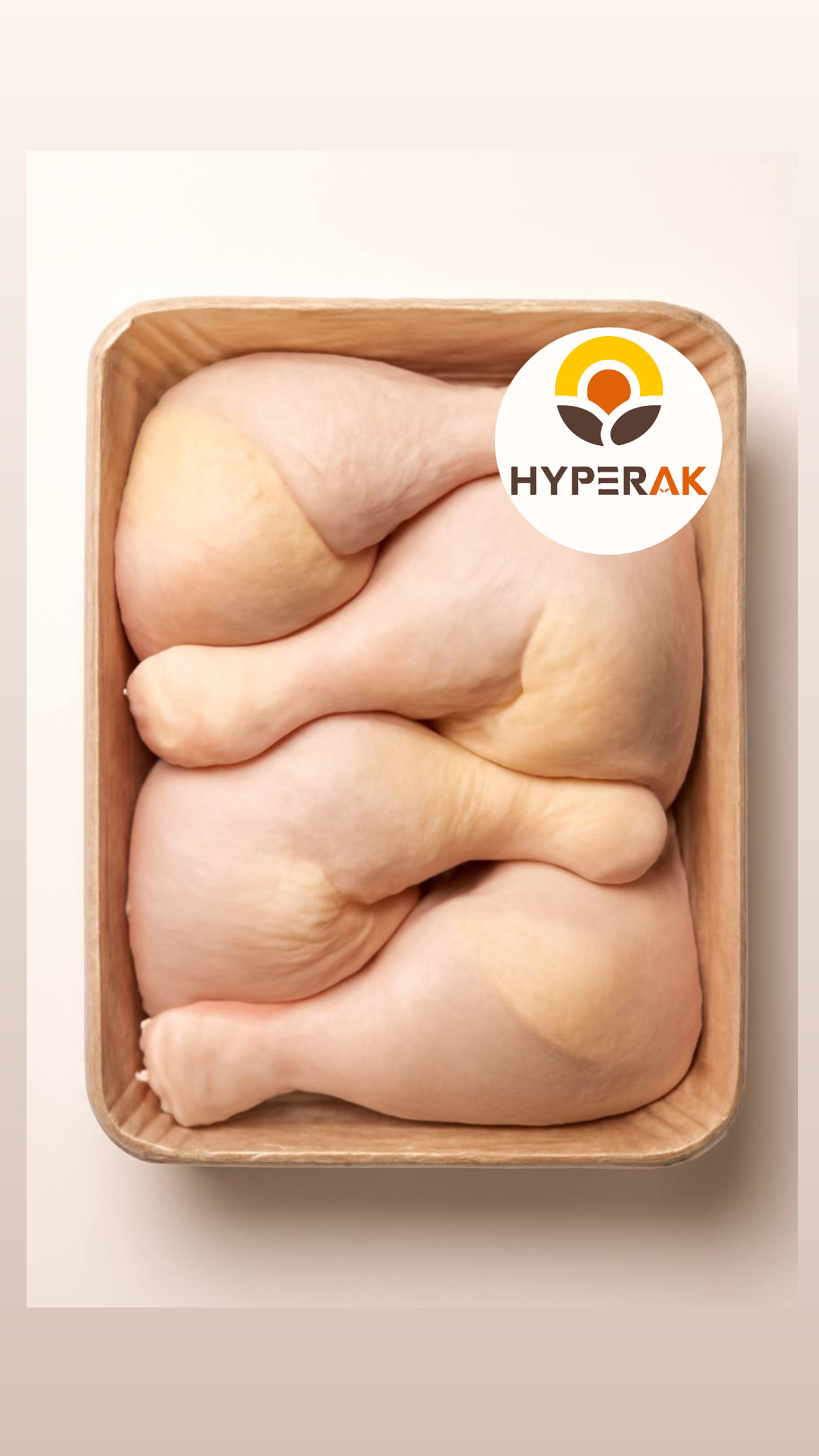 ران مرغ بسته بندی شده 4 تایی